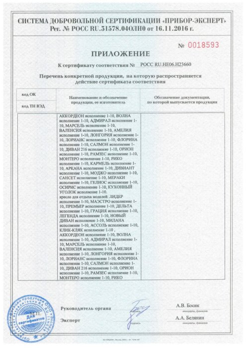 Сертификат соответствия (стр. 3)